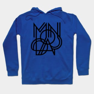 Monday lettering Hoodie